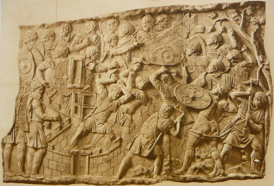 087 Conrad Cichorius, Die Reliefs der Traianssäule, Tafel LXXXVII