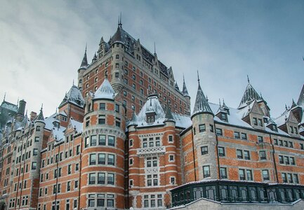 Château frontenac architecture dufferin terrace