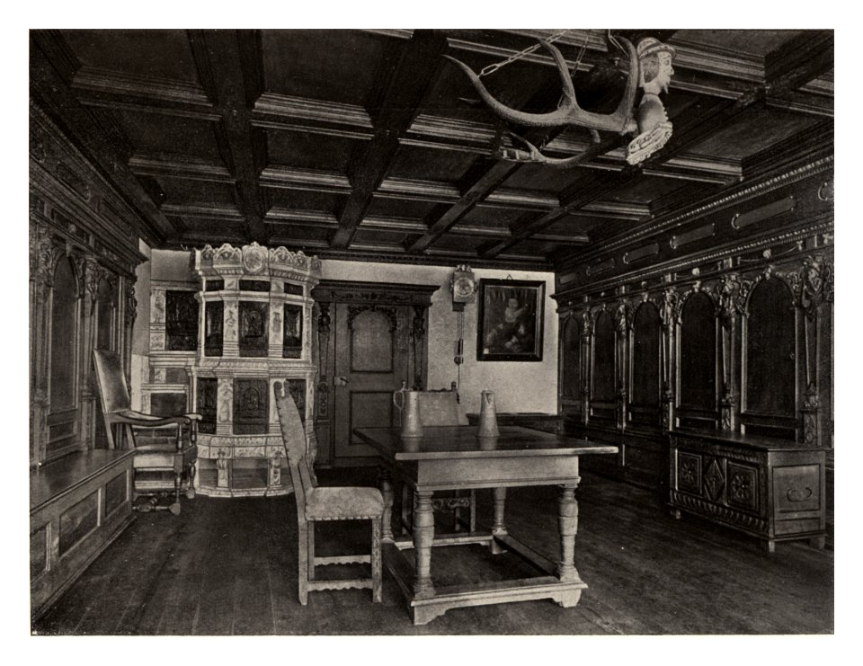 090 Bern - Zimmer aus einem Hause in der Kramgasse, von 1645