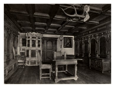 090 Bern - Zimmer aus einem Hause in der Kramgasse, von 1645 photo