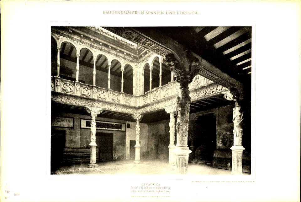 090 Zaragoza - Hof im Hause Zaporta