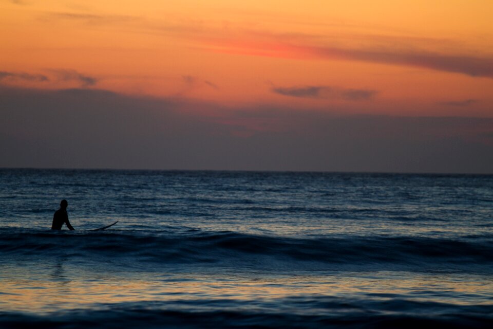 Waves nature horizon