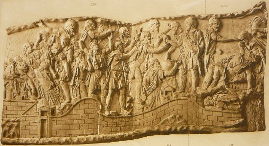 091 Conrad Cichorius, Die Reliefs der Traianssäule, Tafel XCI