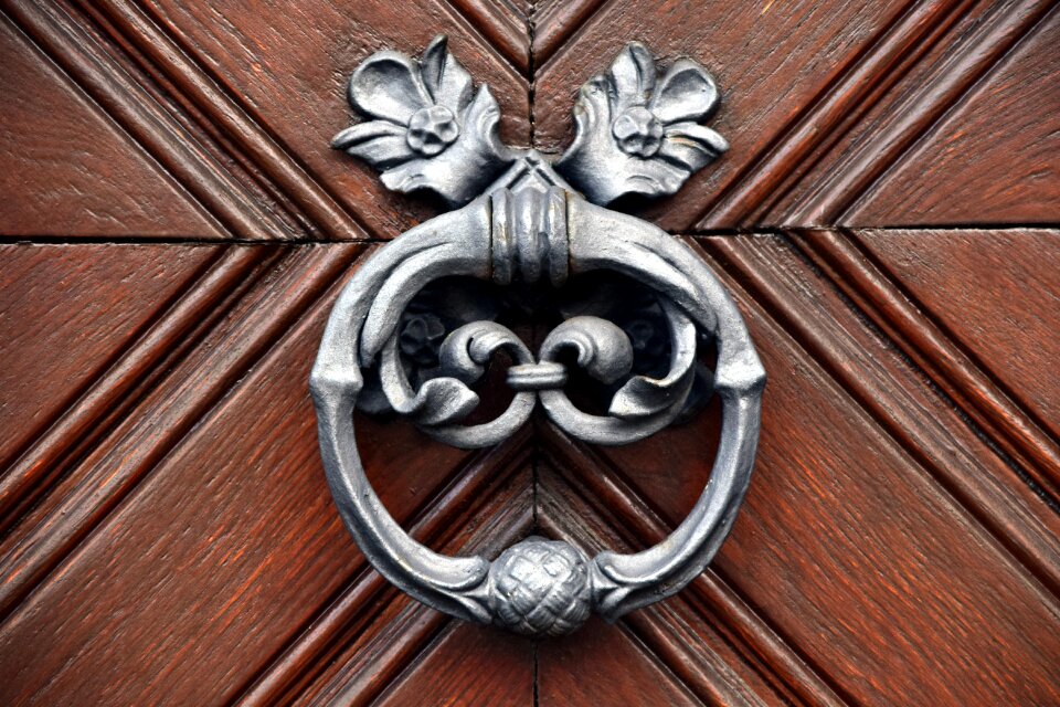 Wood metal house entrance