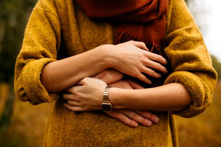 Hug embrace brown hug