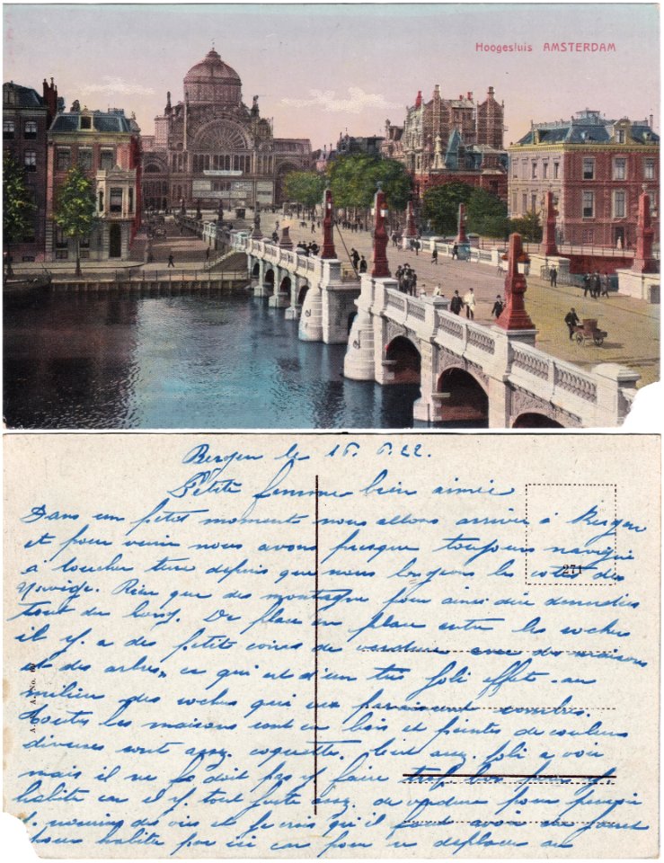 1 Amsterdam – Hoogesluis -Ansichtkaart-