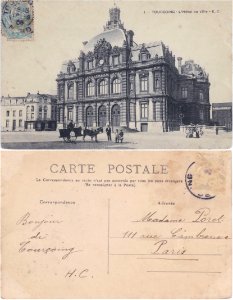 1 – Tourcoing — L'Hôtel de Ville v°-r° photo