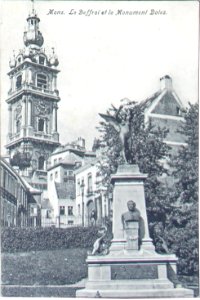 10 mai 1908 Mons le beffroi mon Dolez