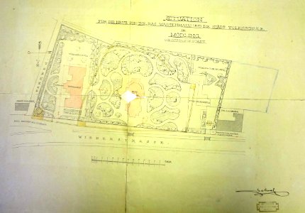 1. Plan 1886 Waisenhaus von Sehnal