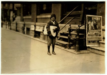 10-year-old truant newsie, selling during school hours Said- 'I been sich (i.e., sick) with pneumonia'. LOC nclc.04028