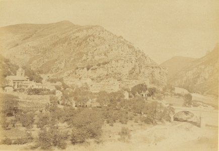 10. La Malène, vue prise de la rive gauche (James Jackson, 1888) photo