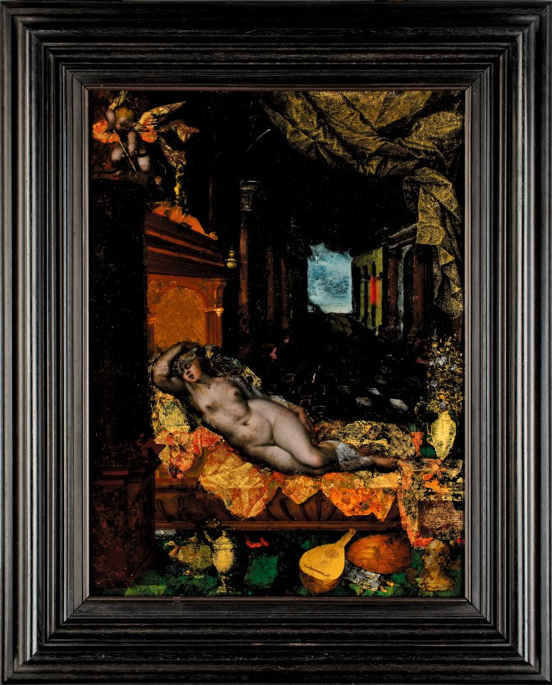 10. Hans Jakob Sprüngli, Venuše s Kupidem, kolem r. 1610, Uměleckoprůmyslové muzeum v Praze