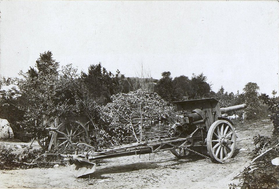 10.4 cm Geschütz in Feuerstellung (BildID 15596958)