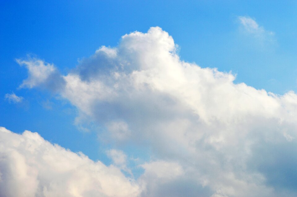 Clouds blue sky white