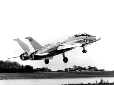 100th F-14 Tomcat produced taking off in 1974