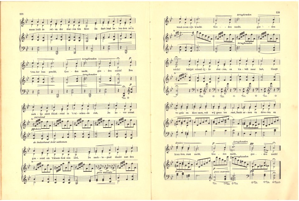 101 Avondliedje, pagina 138 & 139