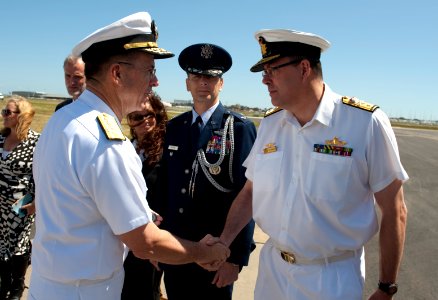 101109-N-0696M-067 Navy Adm. Mike Mullen, chairman of the Joint Chiefs of Staff visits Melbourne, Australia