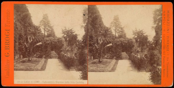 10142. LAGO DI COMO - Cadenabbia - Giardino della Villa Carlotta.