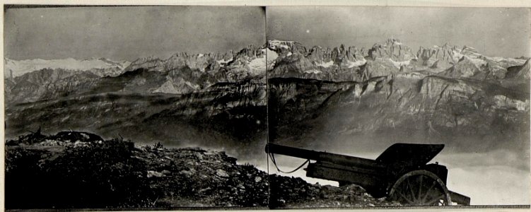 105 cm deutsche schwere Kanone in der Brentagruppe (BildID 15626792)