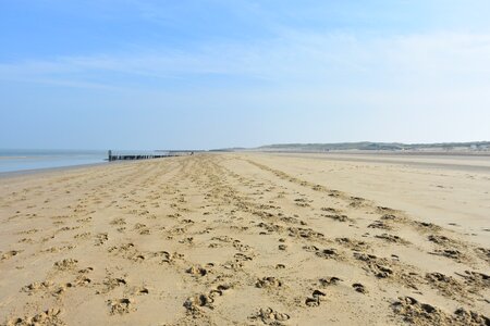 North sea horizon riding photo