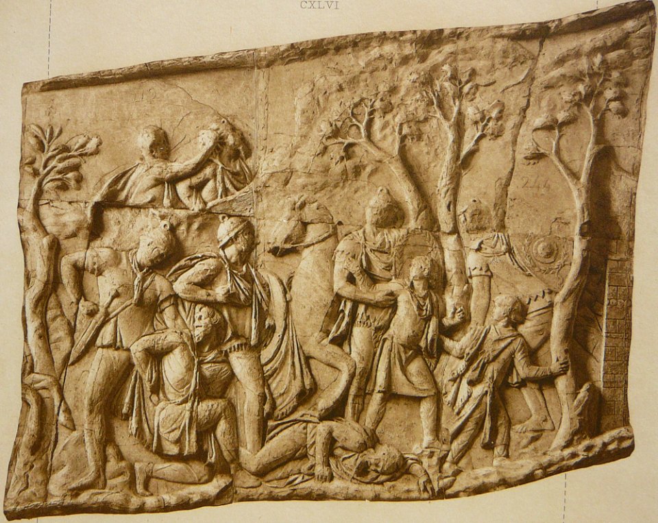 107 Conrad Cichorius, Die Reliefs der Traianssäule, Tafel CVII