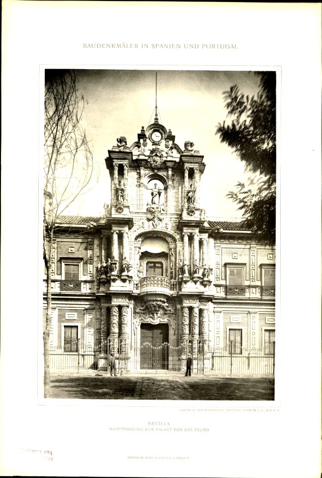 107 Sevilla Haupteingang zum Palast S. Telmo