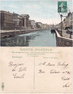 11. Lille — Le Palais de Justice et la Basse Deûle vº-rº
