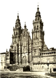 110 Santiago (da Compostela) Westfassade der Kathedrale photo