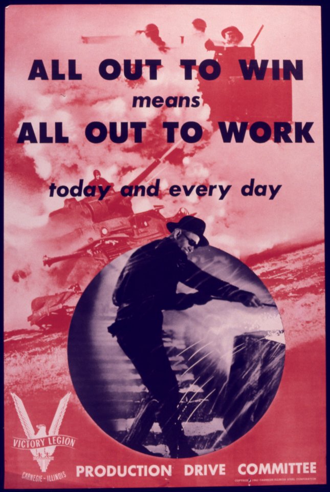 All Out to Win means All Out to Work - NARA - 534702