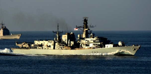 111024-N-OY799-686 Royal Navy Duke-class frigate HMS St. Albans (F 83)