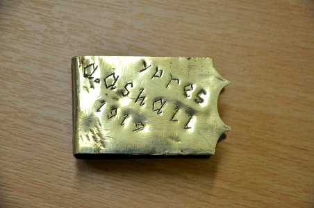 112 Shell case trench art of Albert Ashall, item 2