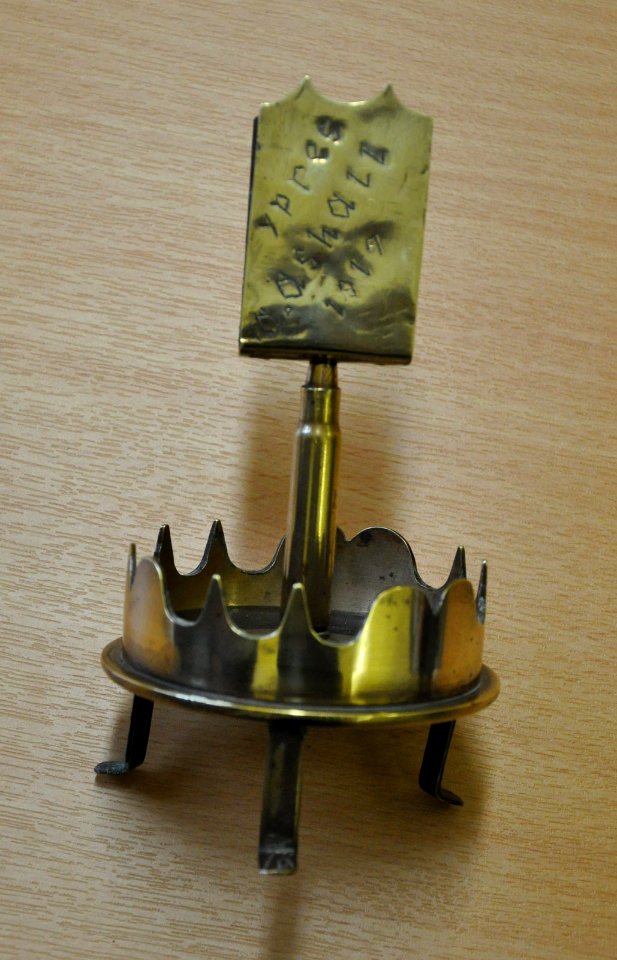 112 Shell case trench art of Albert Ashall, item 1