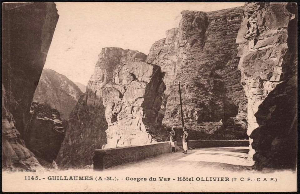 1145 - Guillaumes (A -M). Groges du Var - Hôtel OLLIVIER