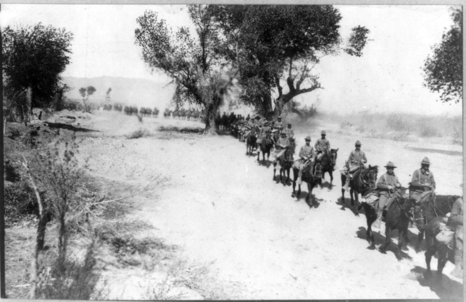 11th U.S. Cavalry on march through Mexico in search of Villa LCCN2016648196