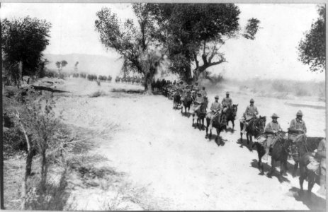 11th U.S. Cavalry on march through Mexico in search of Villa LCCN2016648196