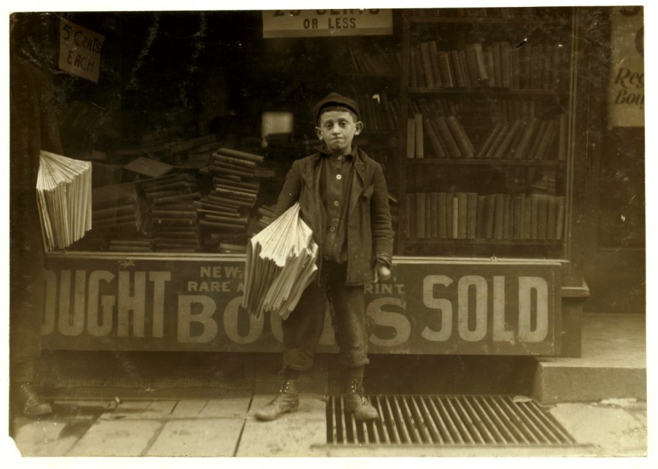 12 year old newsboy, Hyman Alpert, been selling three years. Spends evenings in Boys Club. LOC cph.3c27509