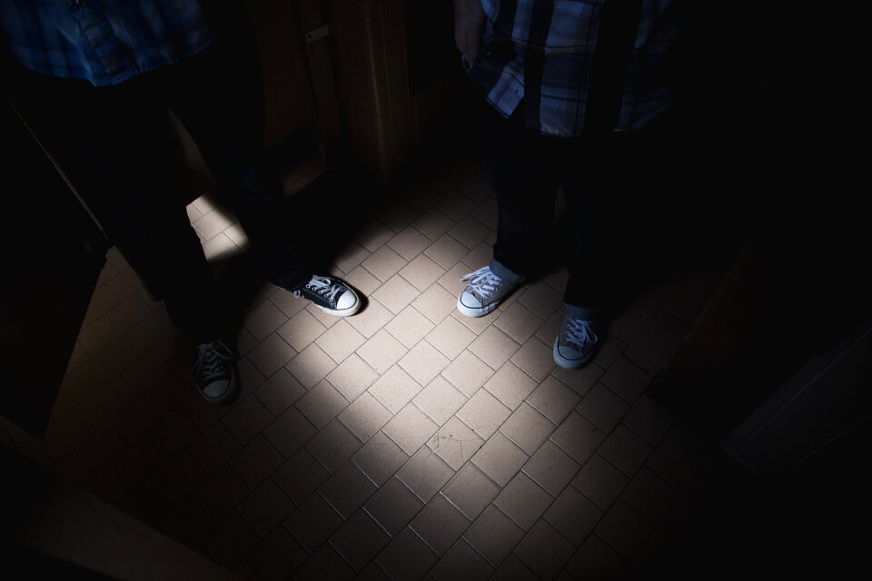 Shoes dark black shoes