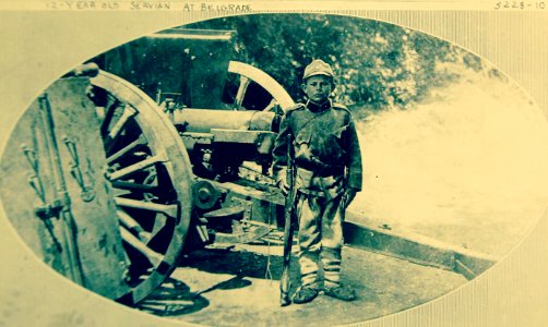 12-Year Old Serbian at Belgrade, WWI (28942762204)