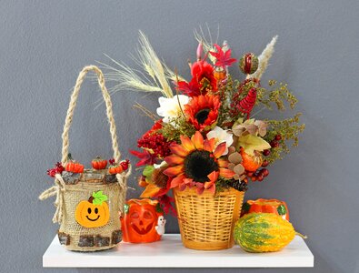 Decoration vase halloween photo