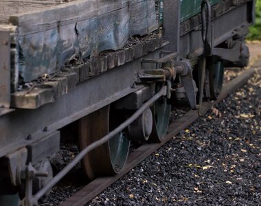 Transport system iron scrap photo