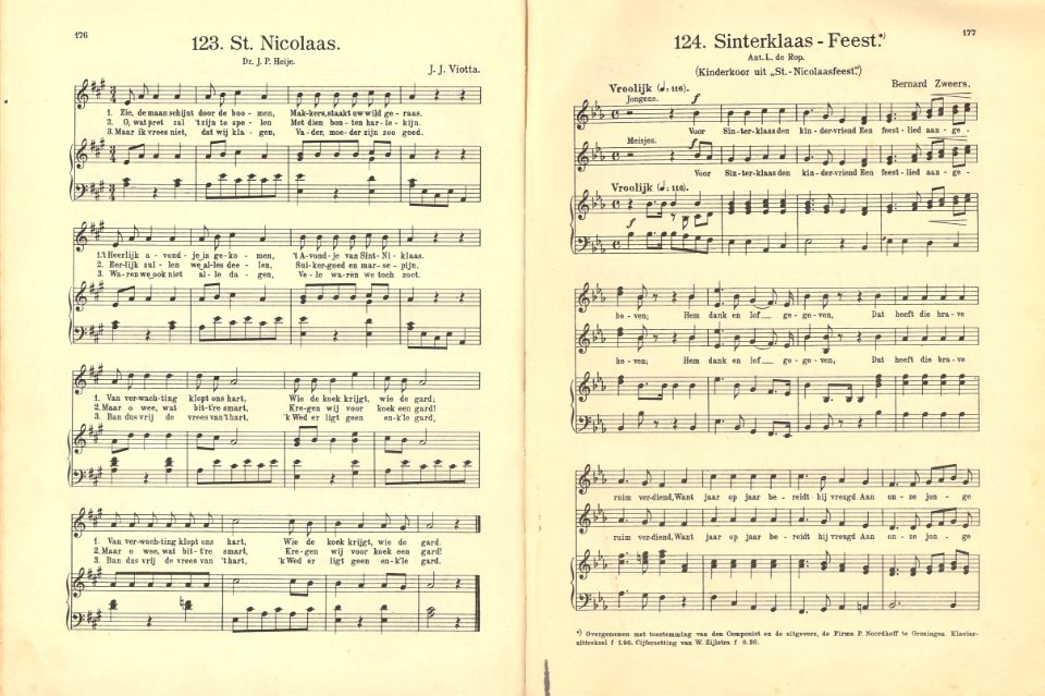 123 St Nicolaas, pagina 176 & 124 Sinterklaas - Feest, pagina 177