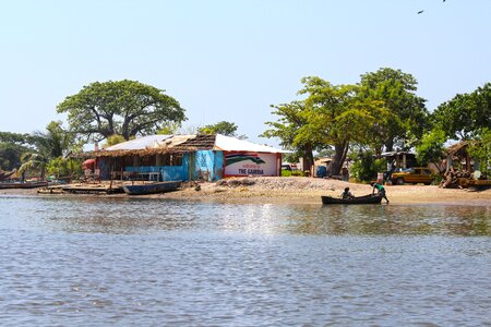Africa boat pirogue