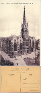 129. - Lille. — L'Église Saint Maurice r°-v°