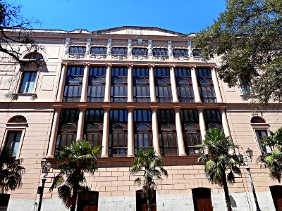 Lateral side - Theatre Giuseppe Verdi (1870-1880) at Salerno (28574985353)