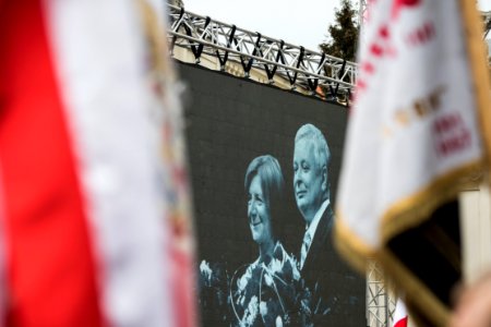 Lech i Maria Kaczyńscy Para Prezydencka upamiętnienie 6 rocznica tragedii smoleńskiej