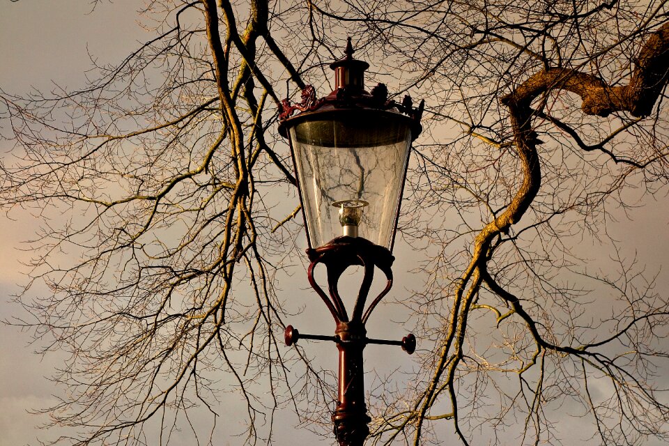 Lamppost light urban photo