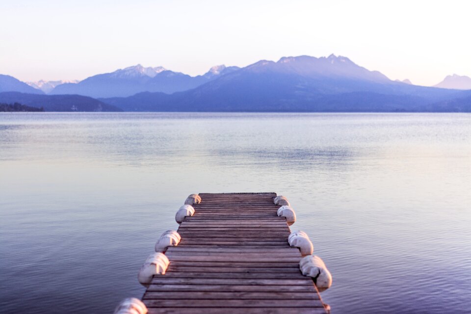 Beach dock wood