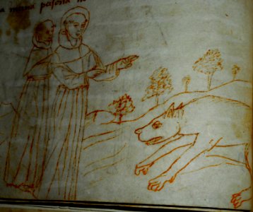 Manuscript on paper (15th century) - Saint Francis of Assisi Fioretti di San Francesco - National Library of Naples (44598191175)
