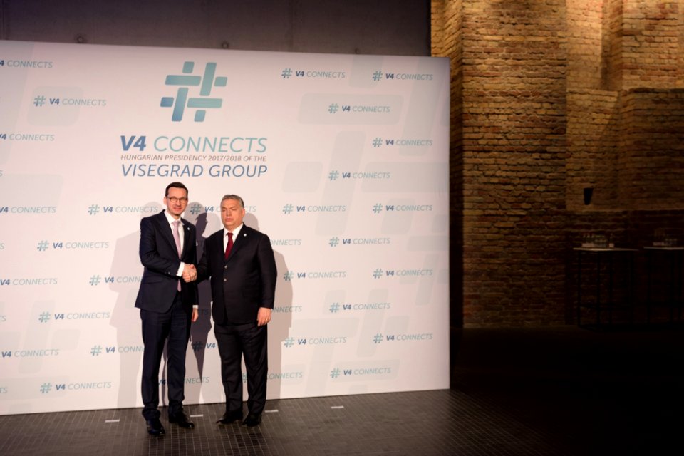 Mateusz Morawiecki & Viktor Orbán, in Budapest, 26 January 2018 (26036436758)