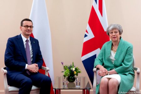 Mateusz Morawiecki and Theresa May